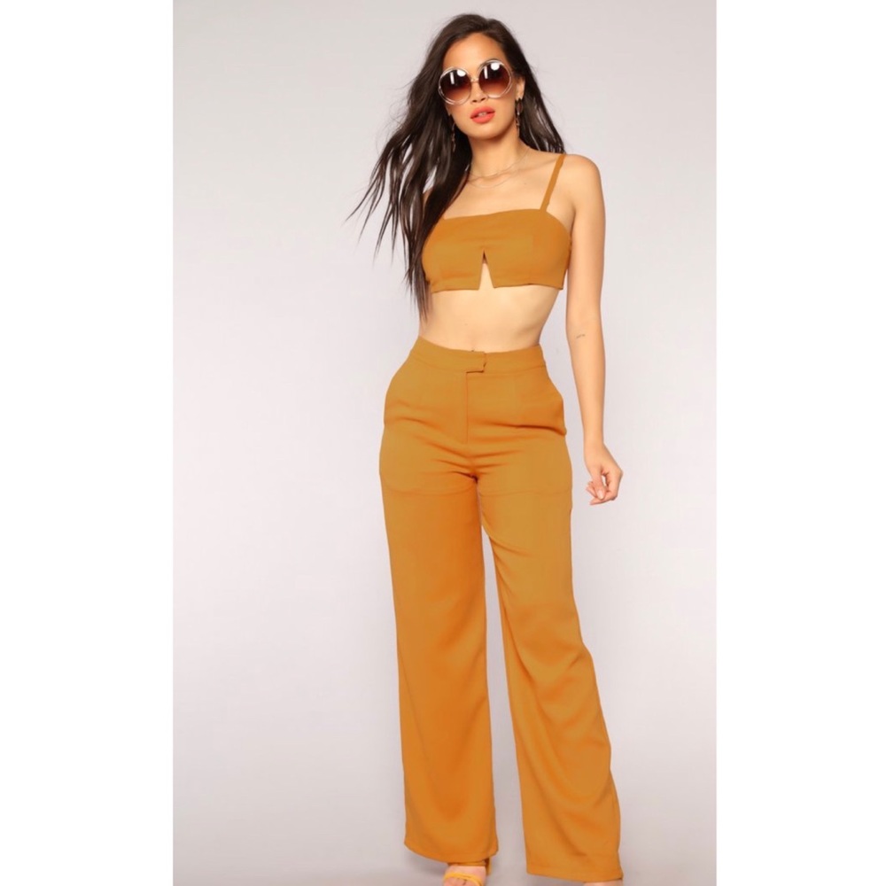 Mustard Two Piece Set